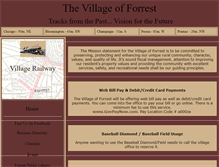Tablet Screenshot of forrestil.org